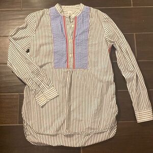 GAP Striped Button Blouse